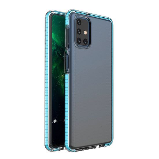 IZMAEL Pouzdro Spring clear TPU pro Samsung Galaxy M31S - Tyrkysová KP8704