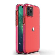 OEM Spring silikonové pouzdro s barevným lemem na iPhone 12 Mini 5.4" pink