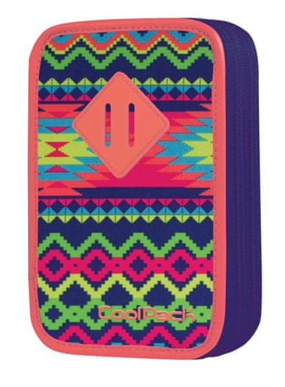 CoolPack Penál Jumper 2 Boho Electra dvoupatrový