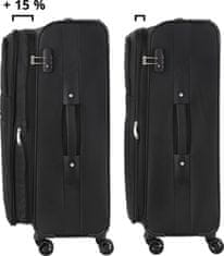 TRAVEL Z Sada kufrů Softspinner Black 3-set