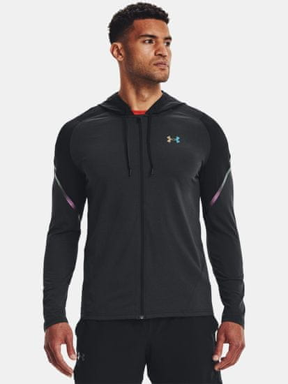 Under Armour Tričko UA Rush FZ Hoodie-BLK