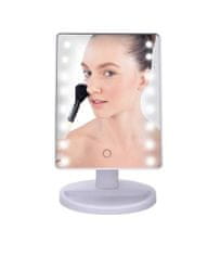 iQtech iMirror kosmetické Make-Up zrcátko s LED Dot osvětlením, bílé