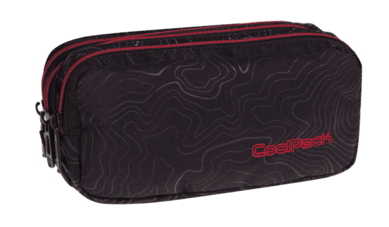 CoolPack Školní pouzdro Primus Topography red