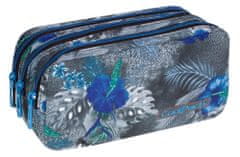 CoolPack Školní pouzdro Primus Blue hibiscus