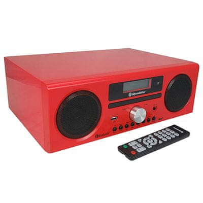  radiopřijímač roadstarhra-9dbt aux in Bluetooth cd přehrávač usb port lcd displej dab fm tuner pro poslech rozhlasu vestavěné repráčky 