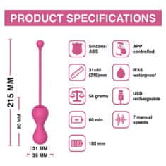 Magic Motion Magic Motion Smart Kegel Master Balls (Pink)