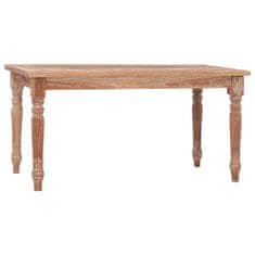 Greatstore Konferenční stolek Batavia 90 x 50 x 45 cm bělený masivní teak