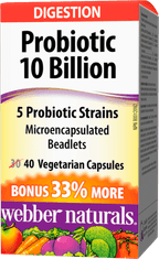 Webber Naturals Probiotic 10 Billion 40 cps