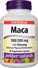 Webber Naturals Maca with Ginseng 500/200 mg 90 cps