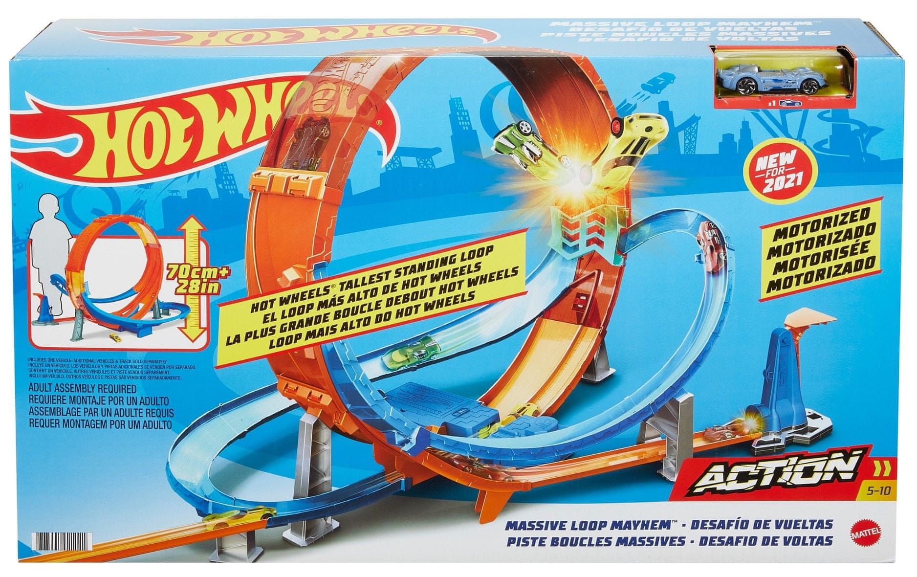 Hot Wheels Masivní smyčka