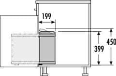 Hailo Vestavný odpadkový koš UNO 3418-10