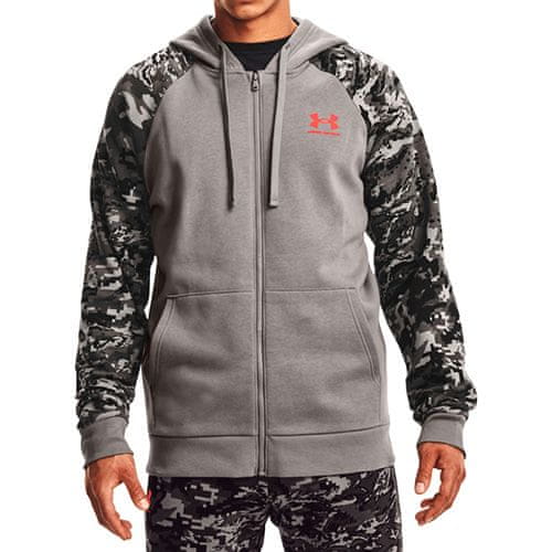 Under Armour UA RIVAL FLC CAMO SCRIPT FZ-GRY, UA RIVAL FLC CAMO SCRIPT FZ-GRY | 1366310-066 | SM