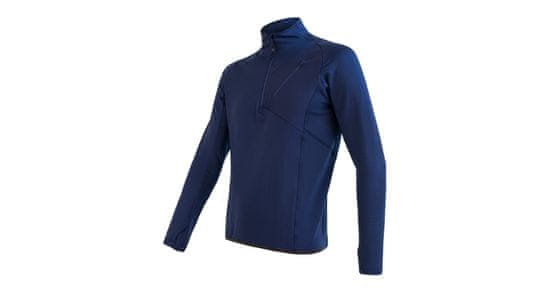 Sensor TECNOSTRETCH pánská mikina kr.zip deep blue