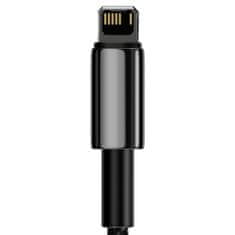 BASEUS Tungsten kabel USB / Lightning 2.4A 2m, černý