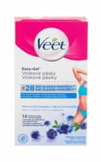 Veet 16ks easy-gel wax strips bikini and armpit sensitive