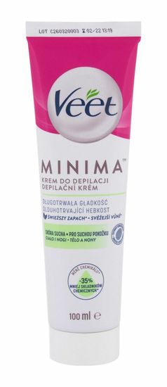 Veet 100ml minima hair removal cream dry skin