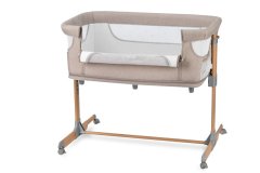 MoMi - Dětská postýlka 4v1 SMART BED beige