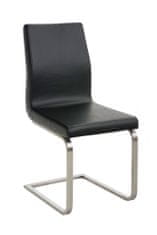 BHM Germany Jídelní židle Belfort, syntetická kůže, černá