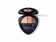 Dr. Hauschka 4.4g eyeshadow trio, 04 sunstone, oční stín