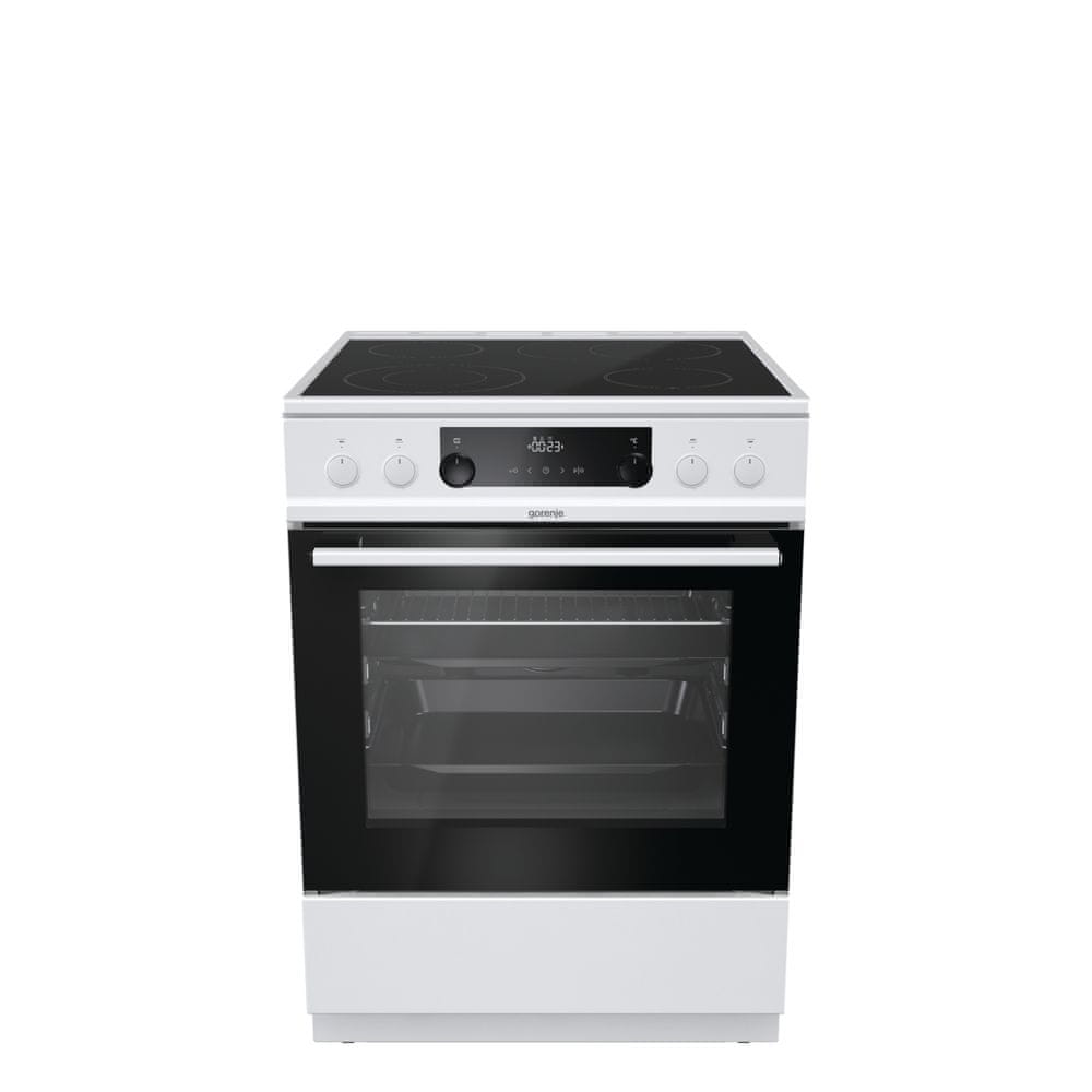 Gorenje elektrický sporák ECS6350WPA Steam