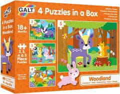 Galt 4 Puzzle v krabici - V lese