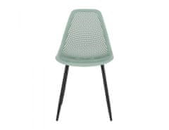 KONDELA Jídelní židle, zelená / černá, TEGRA TYP 2