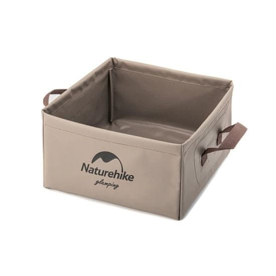 Naturehike skládací nádoba pro skladování/mytí 13l 250g - krémová