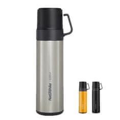 Naturehike termoska 3v1 600ml 360g - stříbrná