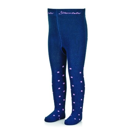 Sterntaler punčocháče s obrázky tmavě modré, hvězdičky 8702106, 92