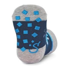 Sterntaler ponožky na lezení protiskluzové chlapecké 2 páry šedé automíchačka 8012130, 18