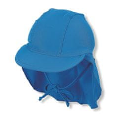 Sterntaler plavky čepice s plachetkou PURE UV 50+ modrá 2502098, 43