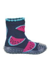 Sterntaler barefoot ponožkoboty dětské modré, meloun 8362103, 30