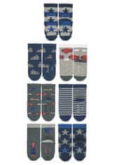 Sterntaler ponožky zimní 7 párů chlapecké tmavě modré 8422151, 18