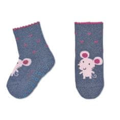 Sterntaler ponožky protiskluzové ABS 2 páry myška, modré 8102125, 18