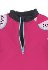 Sterntaler plavky tričko dlouhý rukáv dívčí UV 50+ růžové meloun 2502163, 74/80