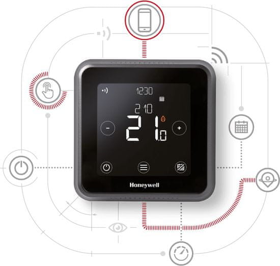 Honeywell Home Lyric T6 Smart Termostat Drátový Y6H810WF1034