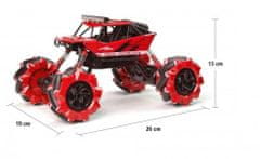 KIK KX6658_2 RC auto NQD Drift Crawler 4WD 1:16 C333 červená