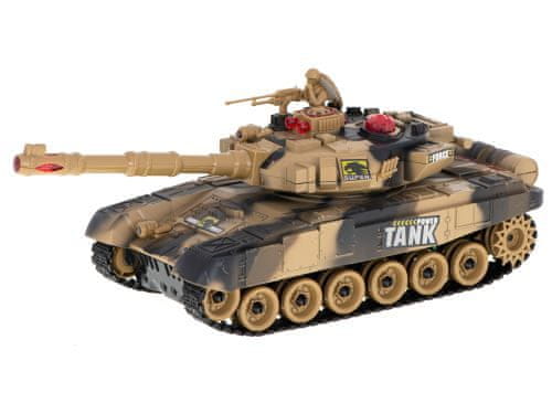 KIK RC Big War Tank 9995 velký 2,4 GHz písek