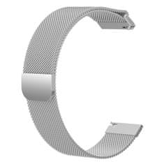 BStrap Milanese řemínek na Garmin Vivoactive 4, silver