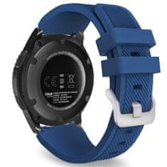 BStrap Silicone Sport řemínek na Samsung Galaxy Watch 3 45mm, navy