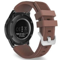 BStrap Silicone Sport řemínek na Huawei Watch 3 / 3 Pro, brown