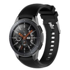 BStrap Silicone Davis řemínek na Huawei Watch GT/GT2 46mm, black