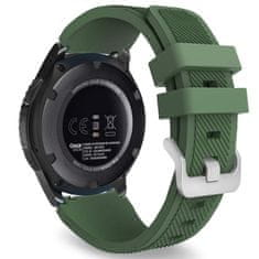 BStrap Silicone Sport řemínek na Huawei Watch GT3 46mm, dark green