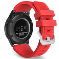 BStrap Silicone Sport řemínek na Huawei Watch GT/GT2 46mm, red