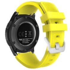 BStrap Silicone Sport řemínek na Huawei Watch GT/GT2 46mm, yellow