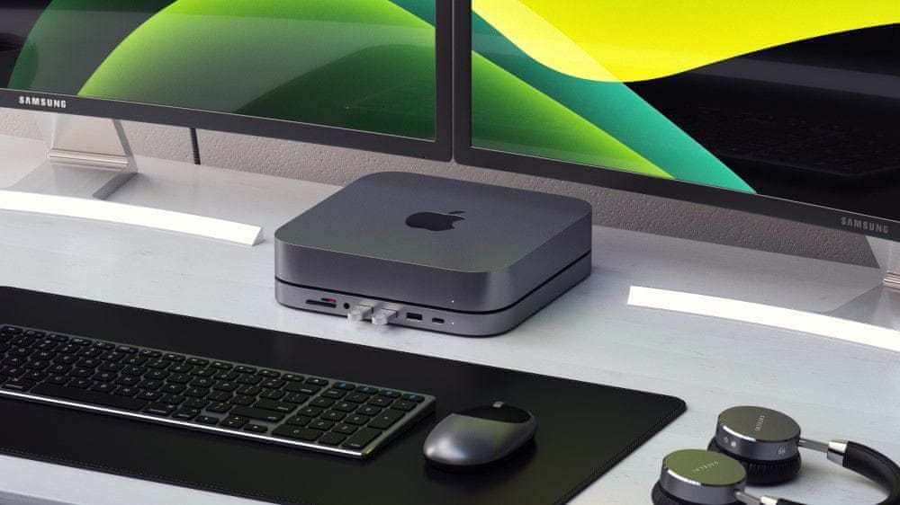 Satechi Aluminium Type-C Stand and Hub for Mac Mini ST-ABHFS