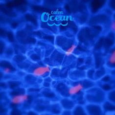 Pabobo Zklidňující projektor mořského dna s melodiemi a bílým šumem Calm Ocean Blue