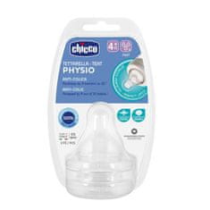 Chicco Dudlík na láhev Perfect 5/Well-Being fyziologický rychlý průtok 4m+ 2 ks