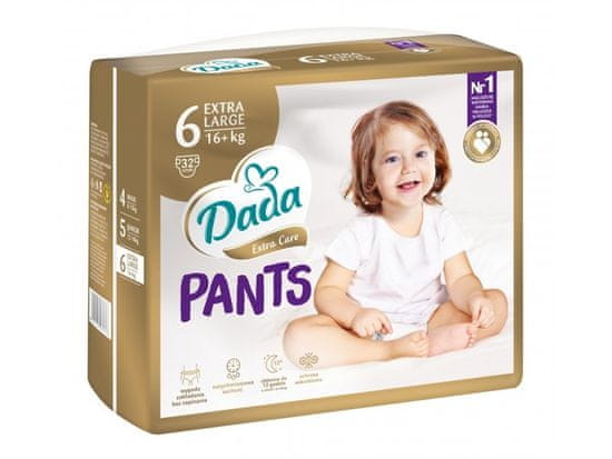 Dada Extra Care Pants Kalhotky plenkové jednorázové 6 Extra Large (16 kg+) 32 ks