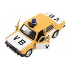 Teddies Auto Policejní VB Lada 11,5cm na zpětné natažení na baterie se zvukem